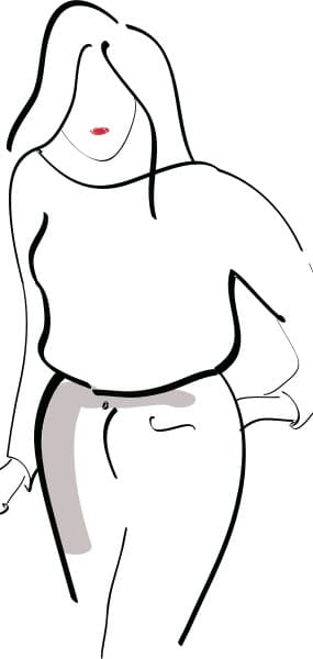 High-Waist-Hosen