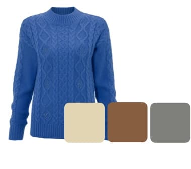 Blaue Pullover