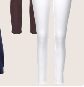 Weiße Jeans