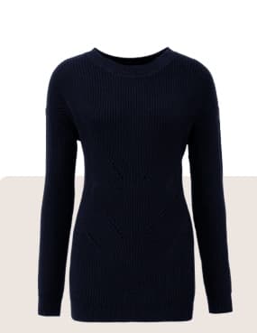 Blaue Pullover