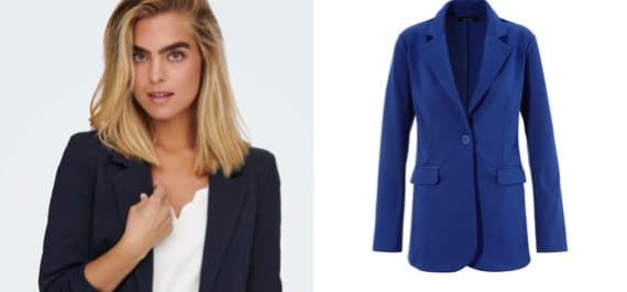 Blaue Blazer