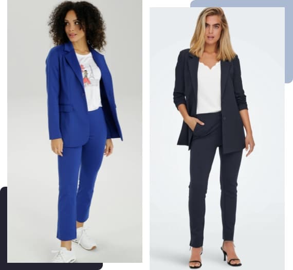 Blaue Blazer