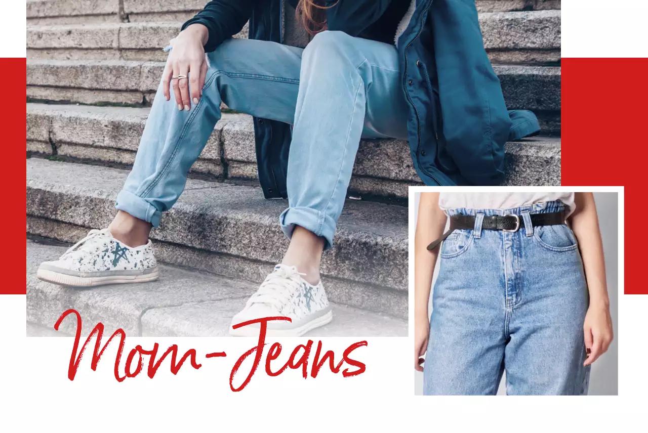 Mom Jeans kombinieren | BAUR | Weite Jeans