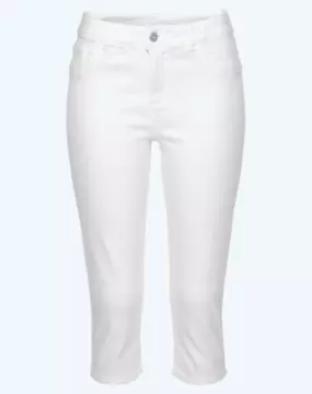 weiße 3/4-Hosen