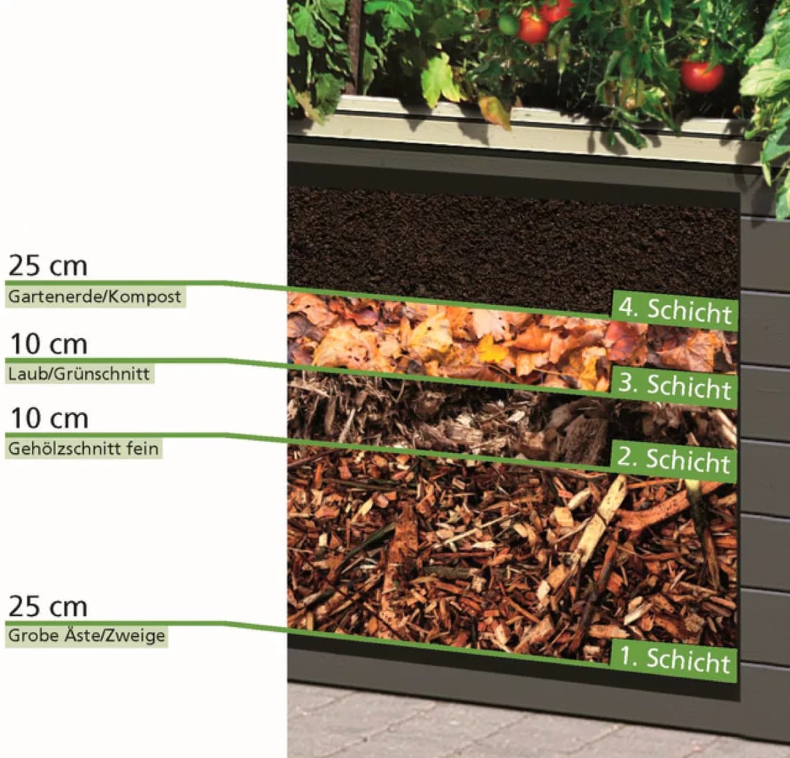 Hochbeet anlegen Anleitung und Tipps BAUR