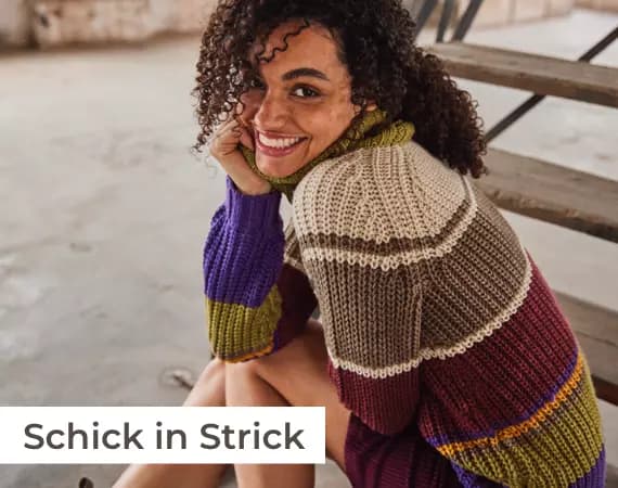 Schick in Strick