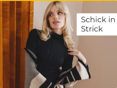 Schick in Strick