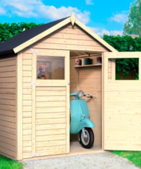 Gartenhäuser streichen leicht gemacht Tipps BAUR