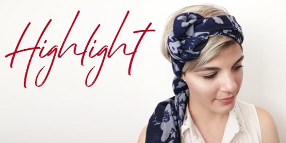 Bandana-Frisuren für kurze Haare