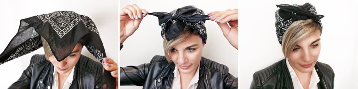 Bandana im Rockabilly-Stil