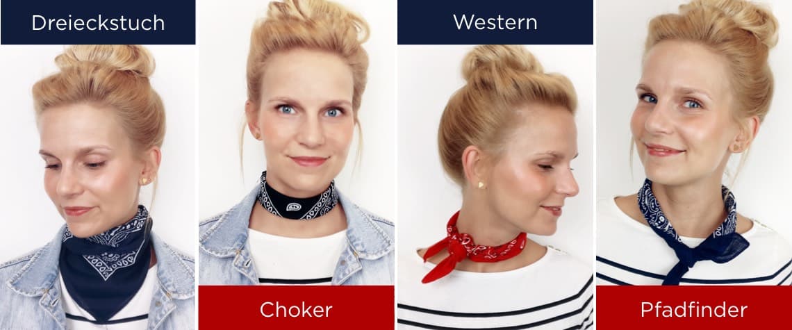 Bandana als Halstuch