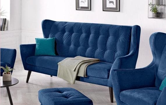 Sofa blau