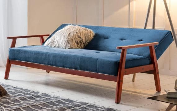 Schlafsofa blau