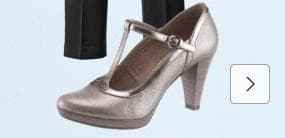 Glänzende Pumps
