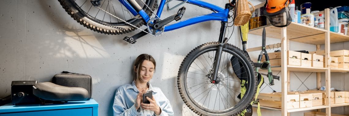 Fahrrad lagern