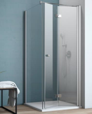 Duschen mit Falttür