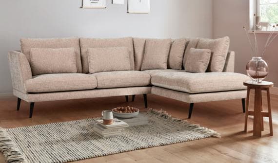 Sofas braun & beige