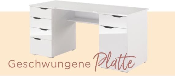 Weiße Schreibtische