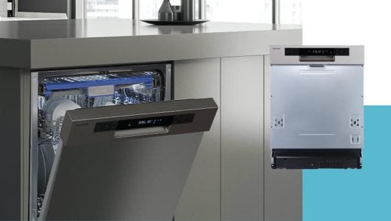 Geschirrspüler teilintegrierbar 