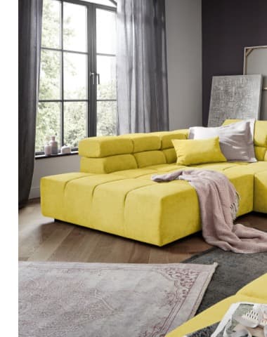 Gelbes Sofa