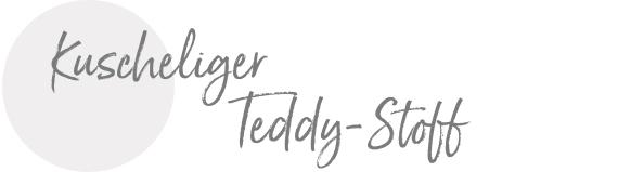 Kuscheliger Teddy-Stoff