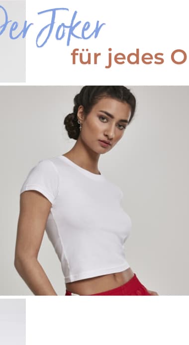 weiße Crop Tops