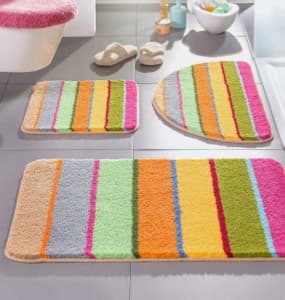 Badematten bunt