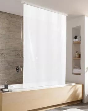 Duschvorhänge weiß