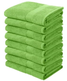 Grüne Handtücher