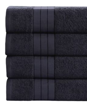 Schwarze Handtücher