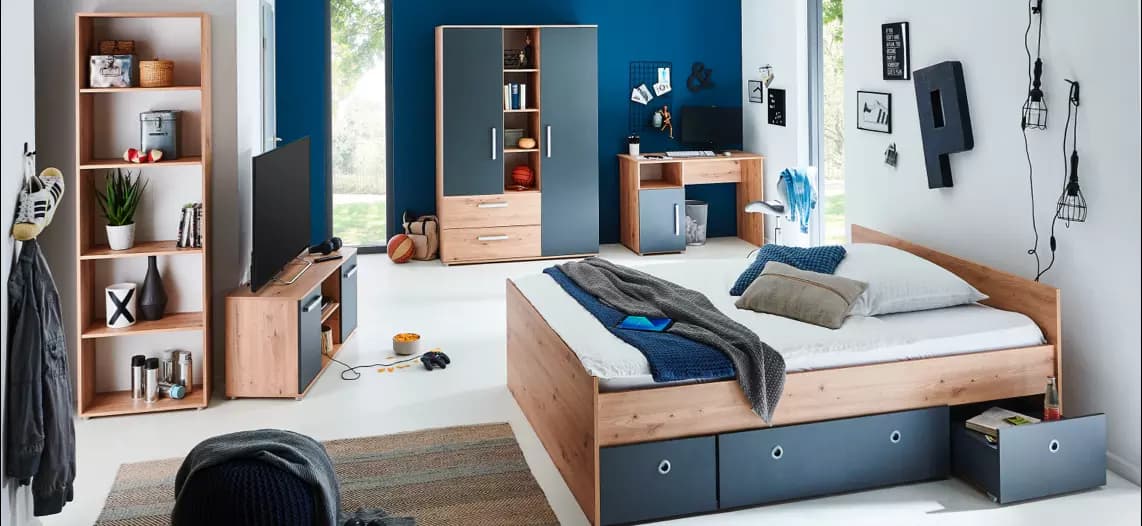Jugendzimmer Komplett Set