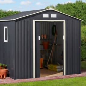 Gartenhäuser aus Metall