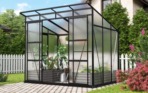 Gewächshäuser aus Aluminium