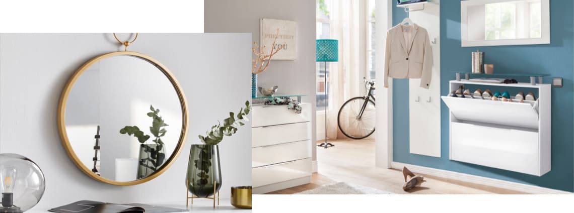 Wandgestaltung Flur