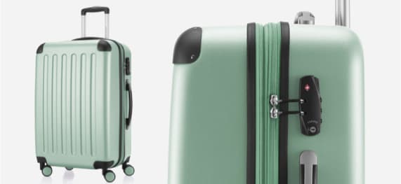 Koffer mit TSA-Schloss