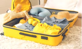 Koffer packen	