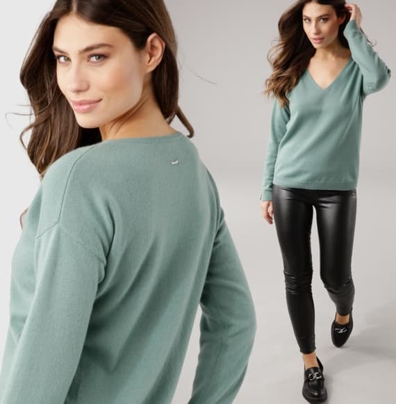 Grüne Pullover