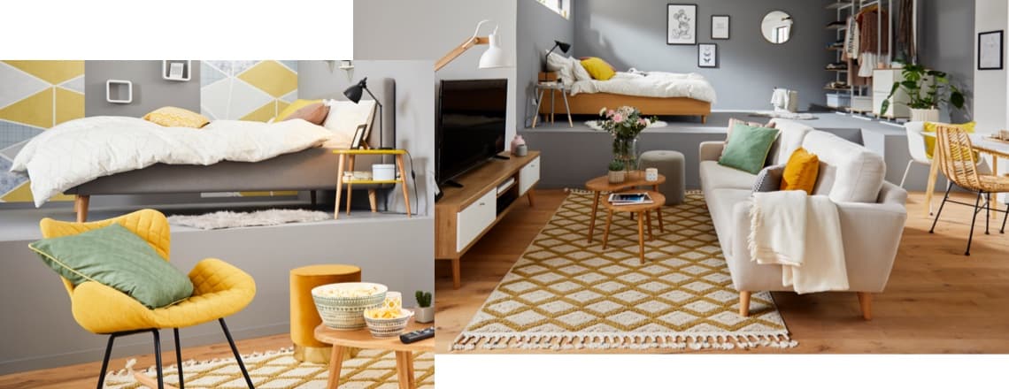 Einzimmerwohnung einrichten