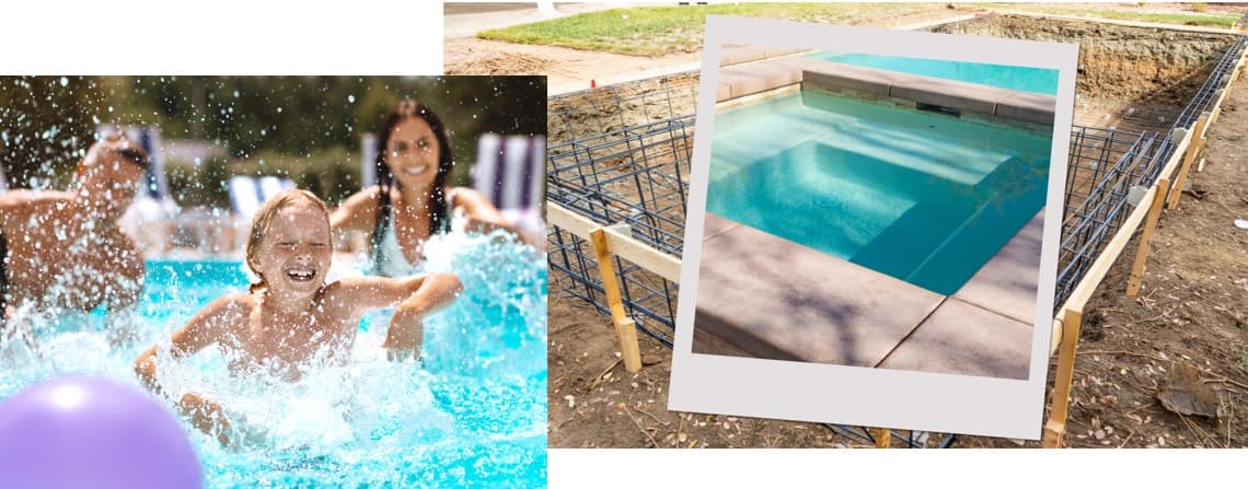 Pool-Untergrund