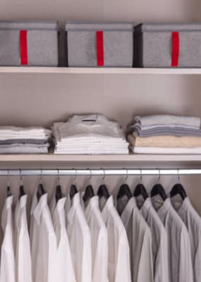 Ordnungsboxen für den  Kleiderschrank