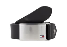 schwarzer Ledergürtel