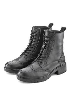 Schwarze Stiefeletten