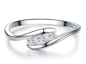 Verlobungsringe silberfarben