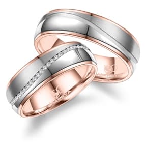 Roségoldene Ringe für Damen