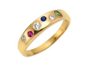 Schmuck mit Edelsteinen