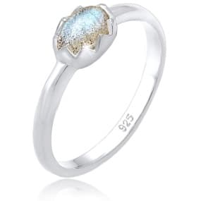 Silberfarbene Verlobungsringe