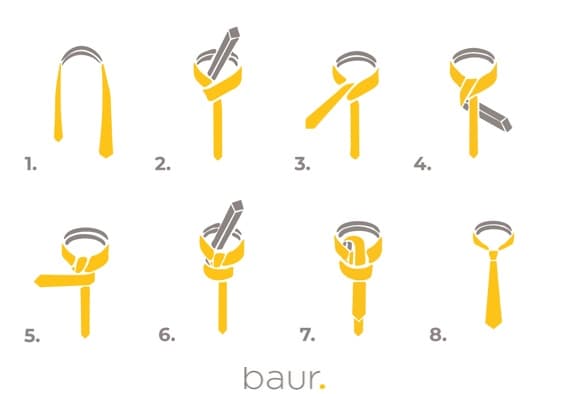 Anleitung Einfacher Windsor-Knoten