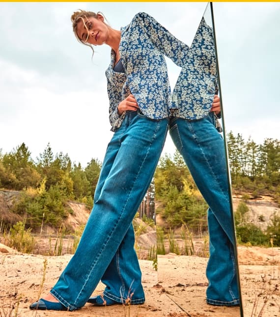 Blusen und Hosen