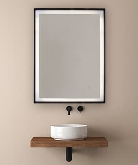 Spiegel mit Beleuchtung