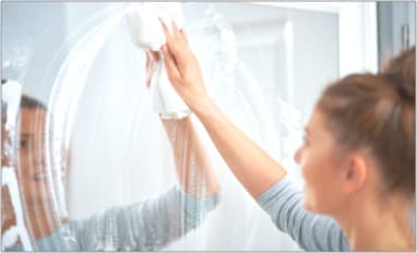Spiegel reinigen